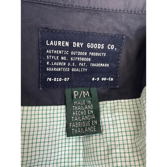 Ralph Lauren Lauren Dry Goods Navy Coated Canvas Jacket - Picture 3 of 10